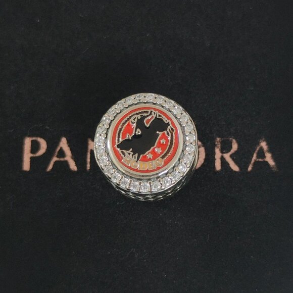 Pandora Engravable Rodeo Bucking Bull Charm Bead S925 Silver with box - Picture 1 of 8